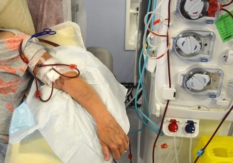 Person on dialysis
